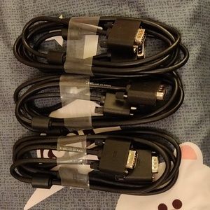 3 New VGA monitor cable